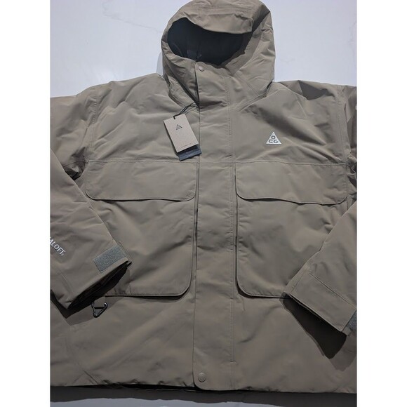 Nike ACG PrimaLoft Skull Peak Storm-FIT Jacket Khaki FV8681-247 Size Large - Picture 4 of 12